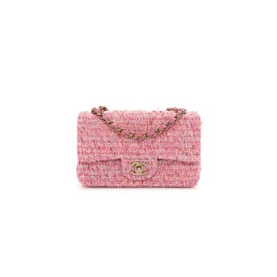 CHANEL MINI TWEED FLAP BAG 155672 (20*13*7cm)